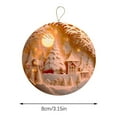 thumbnail image 3 of PEIBang Nativity Scene Ornaments 3.15 Inch Acrylic Christmas Tree Decorations for Home Gift, 3 of 8
