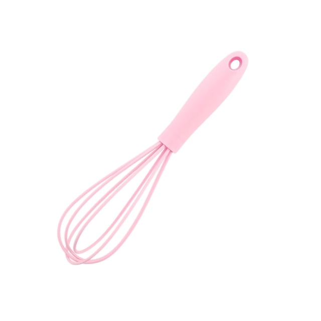 Utensilio de Cocina de silicona Macarena Batidor antiadherente Rosado mini batidores