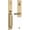 Lifetime Satin Brass, variant on Baldwin 85317190RENT Gramercy Knurled Right Handed One Piece Single Cylinder Keyed Entry
