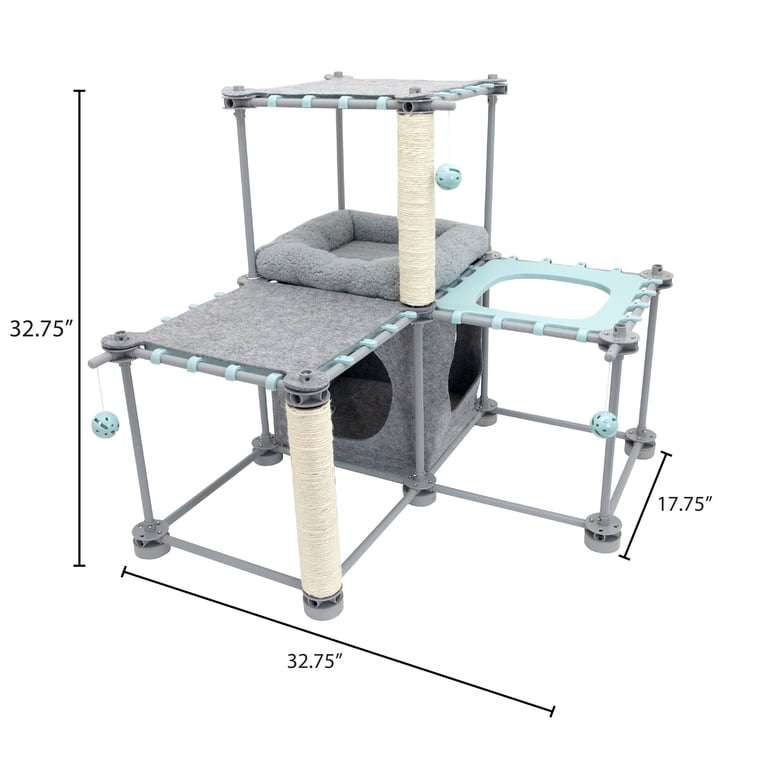 Kitty City 2.0 Cat Furniture Kit - Walmart.com