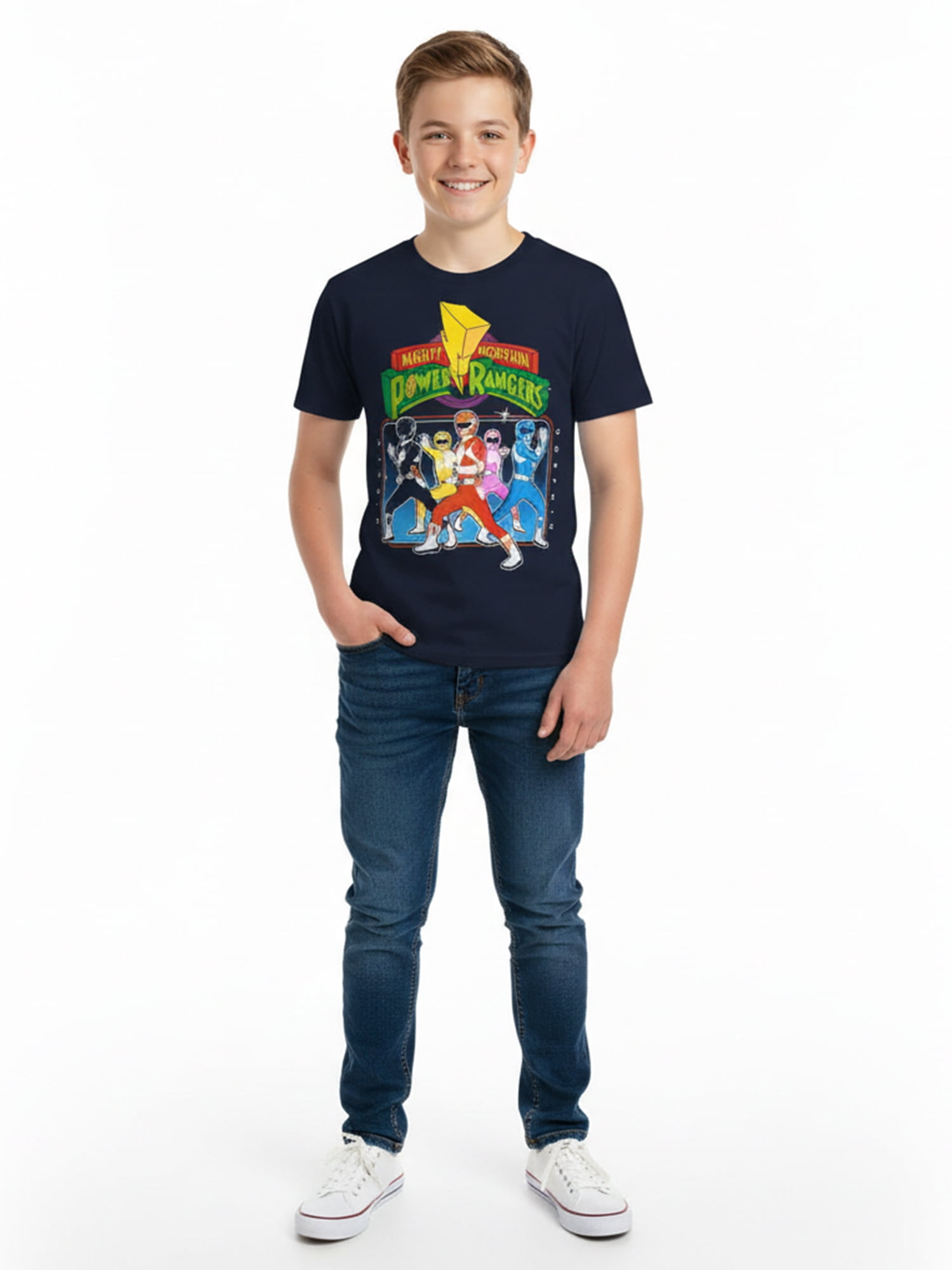 Power Rangers, Boys' & Big Boys' Graphic Short-Sleeve T-Shirt, Sizes 4-18