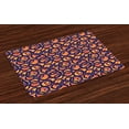 thumbnail image 1 of Abstract Placemats Set of 4 Overlapping Circles in Vibrant Colors Intersecting Repeating Big Small Ring Shapes, Washable Fabric Place Mats for Dining Room Kitchen Table Decor,Multicolor, by Ambesonne, 1 of 4