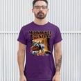 thumbnail image 3 of Tee Hunt Milwaukee Steel T-shirt Route 66 Motorcycle Chopper Bobber Biker Men's Tee, Purple, 4X-Large, 3 of 5