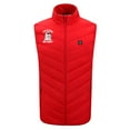 thumbnail image 2 of Odeerbi Halloween Heated Vest with 4 Heating Zones for Men Women Lightweight Winter Warm USB Rechargeable Heated Jacket Plus Size Ghost Print Heated Coat Red without Power Bank, 2 of 4