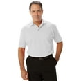thumbnail image 1 of BlueGeneration Mens Short Sleeve Superblend Pique No Pocket - White 2 Extra Large Solid, 1 of 1