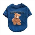 thumbnail image 1 of Cute Cute Bear Dog Clothes Soft Comfortable Warm Round Neck Cartoon Dog Clothes for Pets, 1 of 5