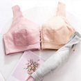 thumbnail image 6 of NIEWTR Bras for Older Women New Front Snap Bras for Seniors, Bra for Women Front Closure No Underwire Bra(Beige,XL), 6 of 8