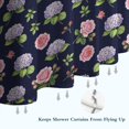 thumbnail image 6 of Pioneer Flower Floral Print Pattern Shower Curtain 72"x72", Bathroom Decorative Shower Curtain Set with 12 Hooks, Waterproof Washable, 6 of 6