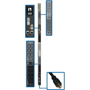 Tripp Lite 3-Phase Monitored 5.8kW 45 Outlet PDU PDU3EVN6L2120