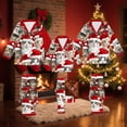 thumbnail image 6 of KICILVS Christmas Family Pajamas Matching Sets Holiday Pajamas Set Long Sleeve Festival Party Sleepwear Xmas Pjs, 6 of 8