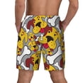 thumbnail image 3 of Qekee Cute Dog print Mens Swim Quick Dry Stretch Swim Shorts Lining Bathing Suits Swimwear Beach Shorts with Pockets, 3 of 9