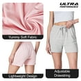 thumbnail image 2 of Ultra Performance Women's 3 Pack Boxer Pajama Shorts  Womens Sleep Lounge Shorts, Casual Yummy PJ Short for Women Avail in Plus Size, 2 of 7