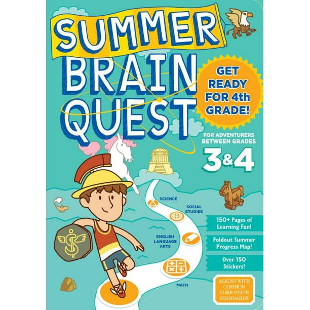 Summer Brain Quest Between Grades 3 & 4 Paperback