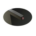 thumbnail image 6 of Delancey 2 Door Accent Display Storage Cabinet with Adjustable Shelves, Black Wood & Frosted Glass, Contemporary, 6 of 7