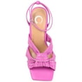 thumbnail image 4 of Journee Womens Naommi Open Toe Mid Stiletto Sandals, 4 of 9