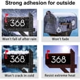 thumbnail image 7 of Genreen Reflective Mailbox Numbers for Outside - 5 Sets House Address Numbers with Sticky Tabs, Easy Install & Night Visible (0-9), 7 of 7