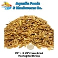 thumbnail image 3 of Red River Shrimp - Freeze-Dried 1/2" to 1&1/4" for Cichlids, Koi & Pond Fish, Aquatic Turtles, All Tropicals, Reptiles, Rodents - 4.5oz Lg Round Jar, 3 of 9
