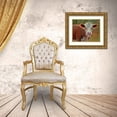 thumbnail image 3 of Bansemer, Roger 14x12 Gold Ornate Wood Framed with Double Matting Museum Art Print Titled - Big Eyes, 3 of 4