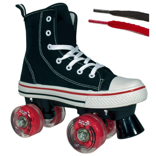 Lenexa Roller Skates for Girls and Boys MVP Kid’s Unisex Quad Roller Skates with High Top Shoe