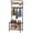Rustic Brown, variant on CONCETTA 71" Hall Tree with Shoe Bench, Narrow Entryway Coat Rack with Shoe Storage, Removable Hooks, Hanging Rod, Gray