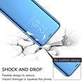 thumbnail image 2 of Compatible For Samsung Galaxy S7 Mobile Phone Case S7edge Case Clear View Standing Cover Mirror Transparent Pc Case Pu Leather Flip Business Series Stand Function 360 Degree Mirror S7 Edge Case, 2 of 4