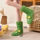 thumbnail image 3 of Calcetín Calcetines de dormir para mujer, calcetines cómodos y suaves para estar calentita en casa, color verde Rkxzt, 3 of 5
