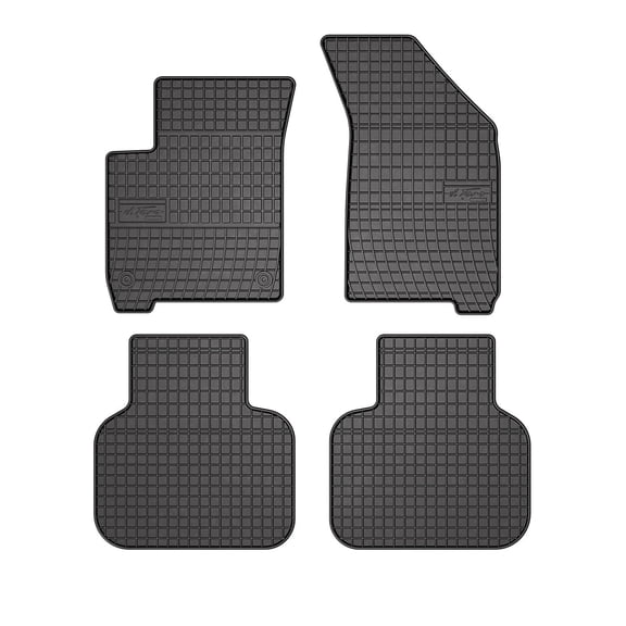 OMAC Floor Mats Liner for Dodge Journey 2009-2020 Black Rubber All-Weather 4 Pcs