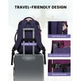 thumbnail image 5 of Lovevook Travel Backpack for Women,TSA Friendly Carry On Luggage Backpack Fit Up 17 inch Laptop,40L Waterproof Weekender Overnight Bag with 3 Packing Cubes, 5 of 7