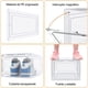 thumbnail image 4 of Zapatera Organizador, 10PCS Cajas para Zapatos de Plástico 34.5x27x19cm, Contenedor Plegable para Almacenamiento de Zapatero, Zapatera Giratoria Y Apilable Ahorro de Espacio, 4 of 8