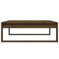 thumbnail image 4 of vidaXL Coffee Table Brown Oak 100x100x35 cm Engineered Wood, 4 of 5