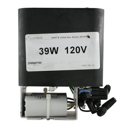 Lumiere 204540768 Metal Halide Encapsulated Landscape Ballast, 39W MH, M130, 120V