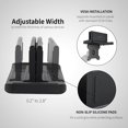 thumbnail image 2 of Multifunctional Adjustable Thin Client Mini PC Mount Bracket, CPU VESA Monitor Arm Computer Holder, Freestanding Desk Stand, Black, MOUNT-PC05M, 2 of 8