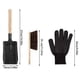 thumbnail image 4 of Juego de cepillo y pala para cenizas de chimenea, juego de cepillo y pala para carbón de metal mejorado, herramientas grandes para chimenea con guantes de silicona, 4 of 5