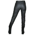 thumbnail image 6 of Summer Pants for Women Motorcycle Riding Pants Protective Thickened Tear Leg Guards With Padded Knee For Casual Sports Outdoor Adventure Waist Pant French Women Side Strip Wool Track Black L, 6 of 9