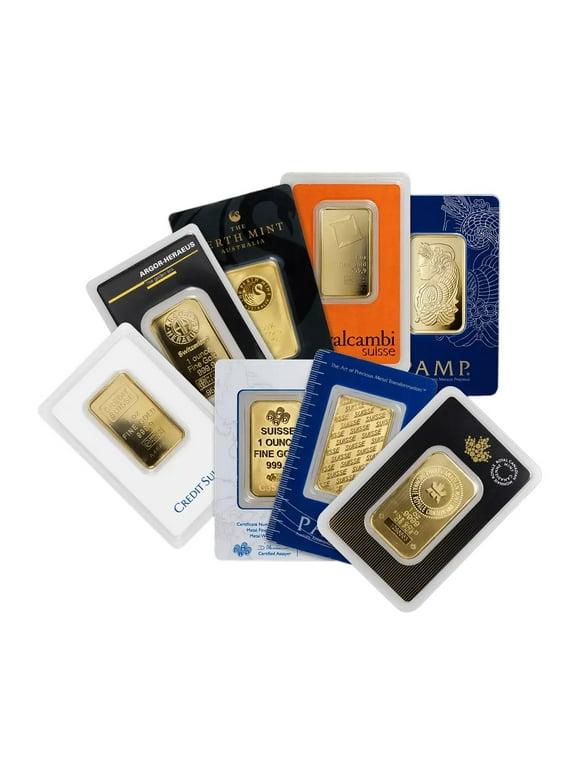 1 oz Gold Bar - Brand Varies - with Assay Card