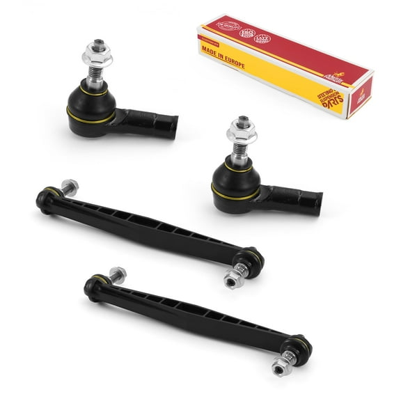 Metrix Premium Chassis Parts -4 PC Outer Tie Rod End & Front Sway Bar Stabilizer End Link Kit Fits 12-20 Chevrolet Sonic,Replacement ES800929,K750630