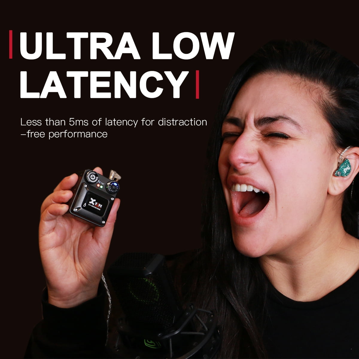 Xvive U4R In-Ear Monitor Wireless System - Receiver Only