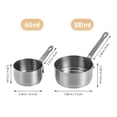 thumbnail image 2 of KAKOWELY Plats à Sauce Ronds en Acier Inoxydable Support de Condiments Argent 2 Pcs pour Usage Domestique, 2 of 8
