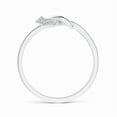 thumbnail image 2 of Angara Natural Diamond Ring - Pave-Set Diamond Split Infinity Knot Ring in Platinum for Women (Ring Size = 11.5), 2 of 7