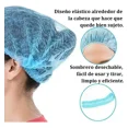 thumbnail image 2 of Gorro Plisado Desechable Cofia Con 100pzas, 2 of 6