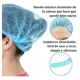 thumbnail image 2 of Gorro Plisado Desechable Cofia Con 100pzas, 2 of 6