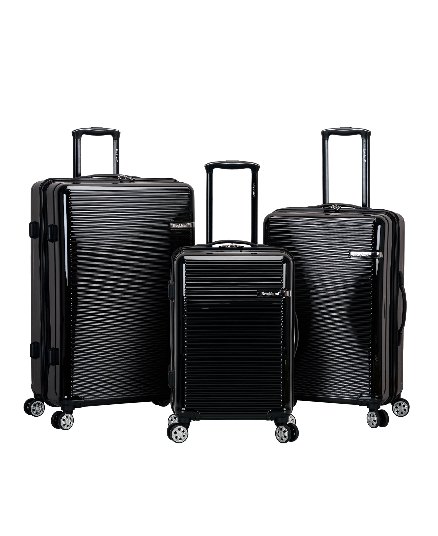 Rockland Luggage Horizon 3 Piece Hardside Polycarbonate Luggage Set