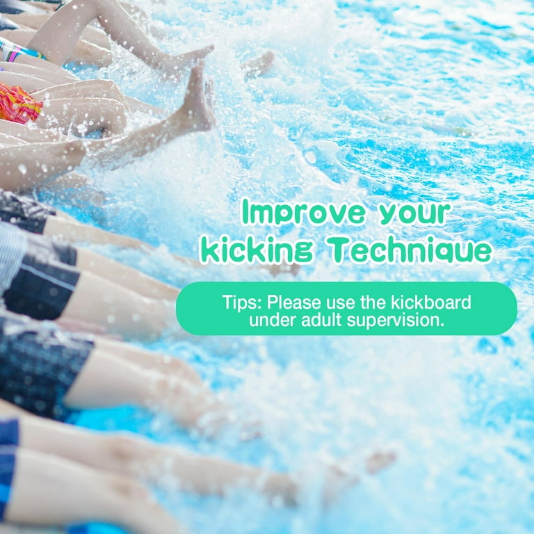 3 Pack Swim Board Kids Kickboard - Swimming Pool Board For Swimming Training - Kick Boards For Lap Swimming - Swim Aids Lessons Equipment - Pool Floating Board Float Foam For