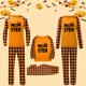thumbnail image 5 of Family Matching Halloween Pajamas Set, Halloween Pumpkin Print PJs Sets 2 Pieces Loungewear Sleepwear for Adult Kids Holiday PJS Set, 5 of 7