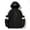 Black, variant on Nmnitkp Rain Jacket Abrasion Resistant Women Lightweight Waterproof Windbreaker Jacket Hooded Packable Rain Coats with Pockets & Plus Size Breathable & Comfortable Women Coat(Plus Size)