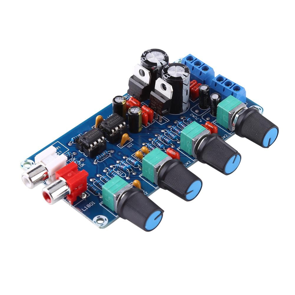 1x HIFI OP-AMP Amplifier NE5532 Preamplifier Volume Tone Control assembled Board