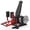 Black&Red, variant on HeeH Commercial Hip Abductor Adductor Machine: Plate-Loaded Inner & Outer Thigh Trainer for Home Gym Abduction Glute Machine Red
