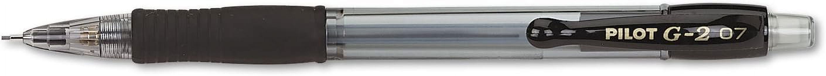 Pilot, G2 Mechanical Pencils, 0.7mm HB Lead, Black Accents, Pack of 12