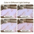 thumbnail image 7 of ODIKA 9'x12' Washable Area Rug Japanese Arching Motif Petals Cherry Tufted Chinese Asian Plum for Great Room, Indoor Concept, Large Living Room, Low Pile, Flatwoven, 7 of 7