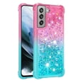 thumbnail image 2 of Funda para Samsung Galaxy S21 FE 5G Transparente con Brillos Carcasa Protectora Antigolpes con Glitter Brillante, 2 of 5